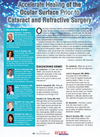 Accelerate Healing of Ocular Surface Prior to Cataract and Refractive Surgery